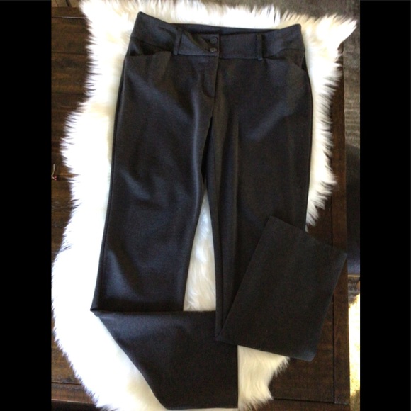 Dalia Charcoal Grey Dress Pants - Picture 1 of 5